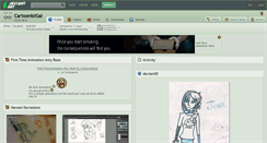 Desktop Screenshot of cartoonistgal.deviantart.com
