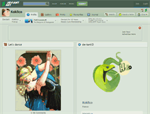 Tablet Screenshot of koklico.deviantart.com