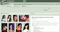 Desktop Screenshot of jackieholic.deviantart.com