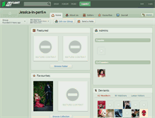 Tablet Screenshot of jessica-in-peril.deviantart.com