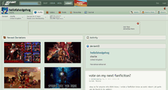 Desktop Screenshot of hellofahedgehog.deviantart.com