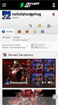 Mobile Screenshot of hellofahedgehog.deviantart.com