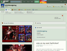 Tablet Screenshot of hellofahedgehog.deviantart.com