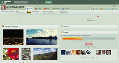 Desktop Screenshot of greenshadowspirit.deviantart.com