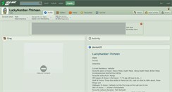 Desktop Screenshot of luckynumber-thirteen.deviantart.com