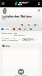Mobile Screenshot of luckynumber-thirteen.deviantart.com