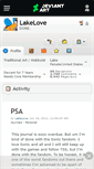 Mobile Screenshot of lakelove.deviantart.com