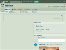 Tablet Screenshot of darkrai-chu.deviantart.com