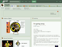 Tablet Screenshot of mkjazib.deviantart.com