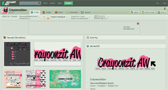 Desktop Screenshot of crayoonzitaw.deviantart.com