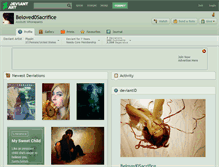 Tablet Screenshot of beloved0sacrifice.deviantart.com