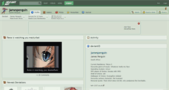 Desktop Screenshot of jamespenguin.deviantart.com