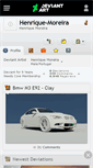Mobile Screenshot of henrique-moreira.deviantart.com