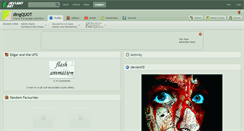 Desktop Screenshot of dingquot.deviantart.com