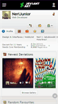Mobile Screenshot of nerijunior.deviantart.com