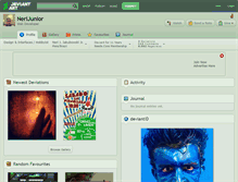 Tablet Screenshot of nerijunior.deviantart.com
