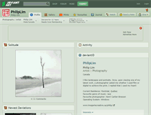 Tablet Screenshot of philiplim.deviantart.com