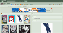 Desktop Screenshot of about-alyssa.deviantart.com