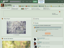 Tablet Screenshot of dra-matha.deviantart.com