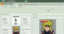 Desktop Screenshot of naruto-fan-ratings.deviantart.com