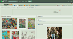 Desktop Screenshot of battman2.deviantart.com
