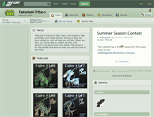 Tablet Screenshot of fakemon-tribe.deviantart.com