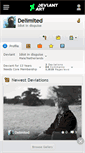 Mobile Screenshot of delimited.deviantart.com