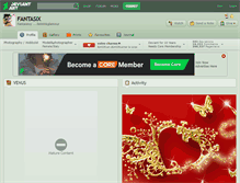 Tablet Screenshot of fantasix.deviantart.com