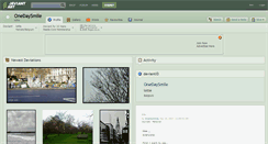 Desktop Screenshot of onedaysmile.deviantart.com