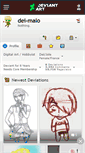 Mobile Screenshot of dei-malo.deviantart.com