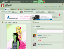 Tablet Screenshot of akitsuki69.deviantart.com