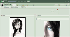 Desktop Screenshot of likeateatray.deviantart.com