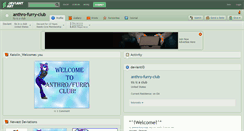 Desktop Screenshot of anthro-furry-club.deviantart.com