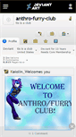 Mobile Screenshot of anthro-furry-club.deviantart.com