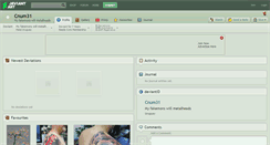 Desktop Screenshot of cnum31.deviantart.com