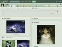 Tablet Screenshot of darkiel.deviantart.com