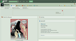 Desktop Screenshot of disclove.deviantart.com