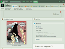 Tablet Screenshot of disclove.deviantart.com