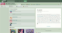 Desktop Screenshot of mew-mew-luvers.deviantart.com