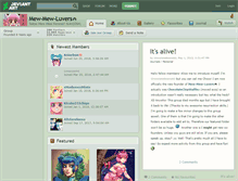 Tablet Screenshot of mew-mew-luvers.deviantart.com