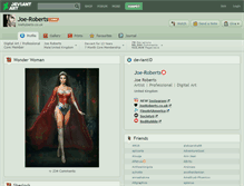 Tablet Screenshot of joe-roberts.deviantart.com