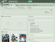 Tablet Screenshot of chunliplz.deviantart.com
