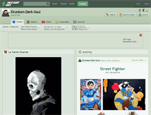 Tablet Screenshot of drunken-dark-soul.deviantart.com