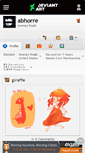 Mobile Screenshot of abhorre.deviantart.com