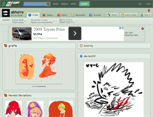 Tablet Screenshot of abhorre.deviantart.com