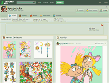 Tablet Screenshot of kyuujutsuka.deviantart.com