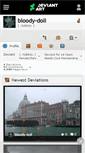 Mobile Screenshot of bloody-doll.deviantart.com