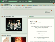Tablet Screenshot of lil-courtz.deviantart.com