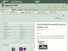 Tablet Screenshot of dragonanimeparty.deviantart.com