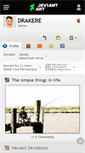Mobile Screenshot of drakere.deviantart.com
